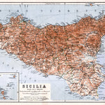 Sicilia (Sicily) map, 1929 Preview 1