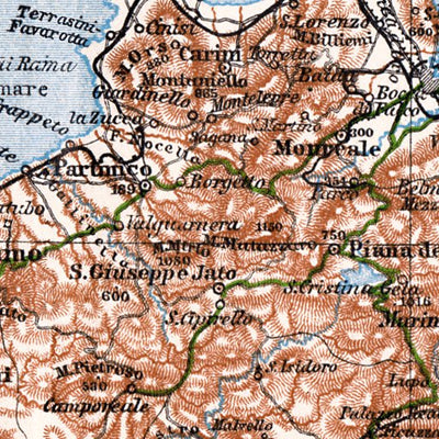 Sicilia (Sicily) map, 1929 Preview 3