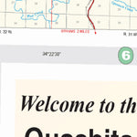 Ouachita National Forest Visitor Map West Preview 2