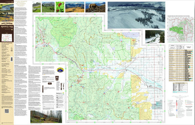 Rio Grande National Forest Visitor Map - Divide Ranger District (East Half) Preview 1