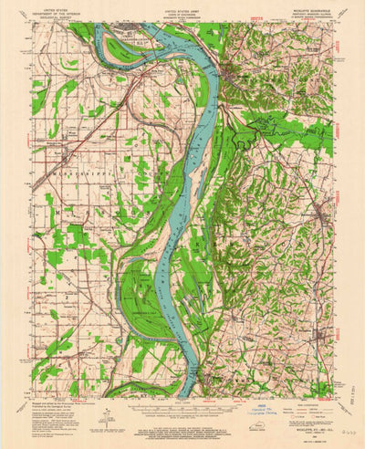 Wickliffe, KY-MO-IL (1952, 62500-Scale) Preview 1