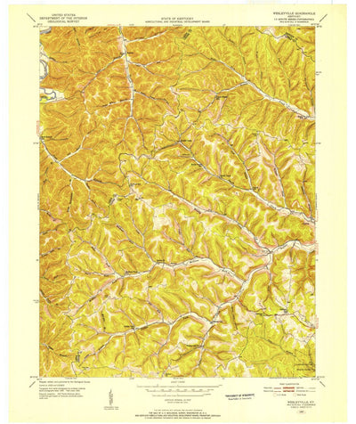 Wesleyville, KY (1950, 24000-Scale) Preview 1