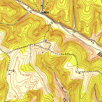 Wesleyville, KY (1950, 24000-Scale) Preview 2