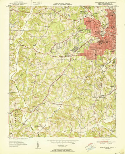 Winston-Salem West, NC (1951, 24000-Scale) Preview 1