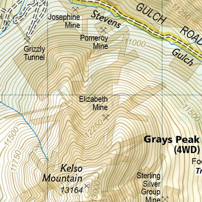 1302 Colorado 14ers North Map 03 Preview 3