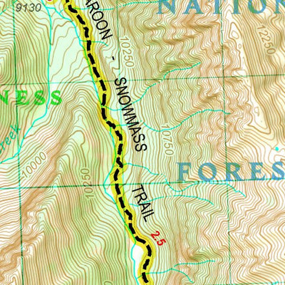 1303 Colorado 14ers South Map 01 Preview 3