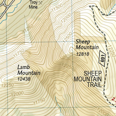 1302 Colorado 14ers North Map 07 Preview 3