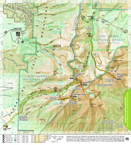 1303 Colorado 14ers South Map 15 Preview 1