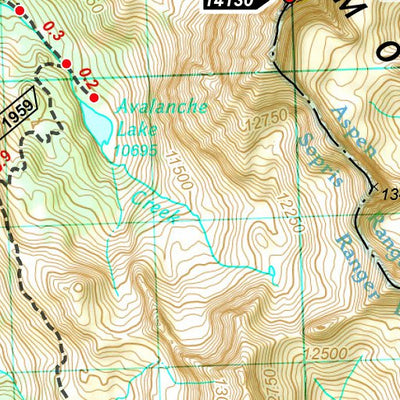 1303 Colorado 14ers South Map 02 Preview 3