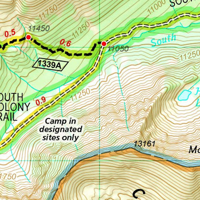 1303 Colorado 14ers South Map 14 Preview 2