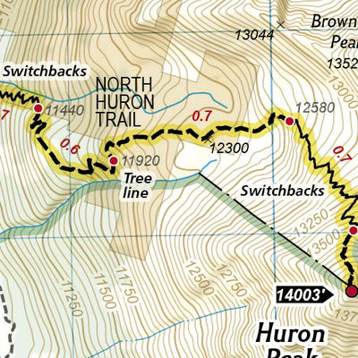 1302 Colorado 14ers North Map 12 Preview 2