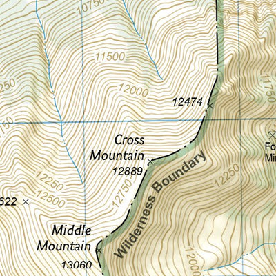 1302 Colorado 14ers North Map 12 Preview 3