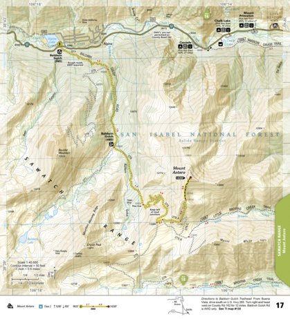 1302 Colorado 14ers North Map 17 Preview 1