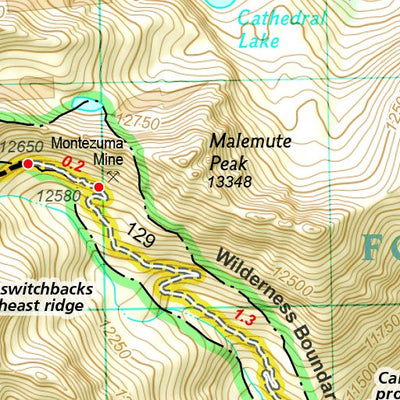 1303 Colorado 14ers South Map 04 Preview 2