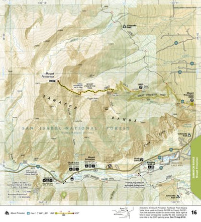 1302 Colorado 14ers North Map 16 Preview 1
