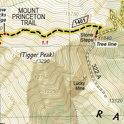 1302 Colorado 14ers North Map 16 Preview 2