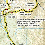 1302 Colorado 14ers North Map 14 Preview 3