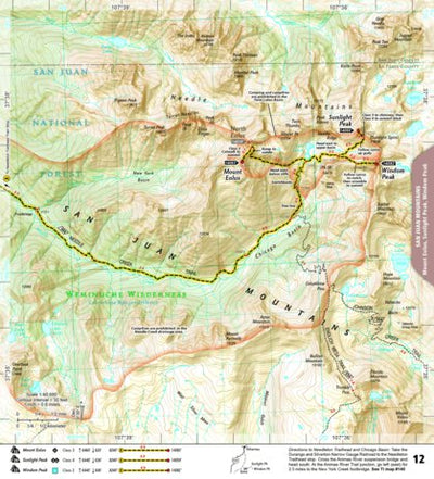 1303 Colorado 14ers South Map 12 Preview 1