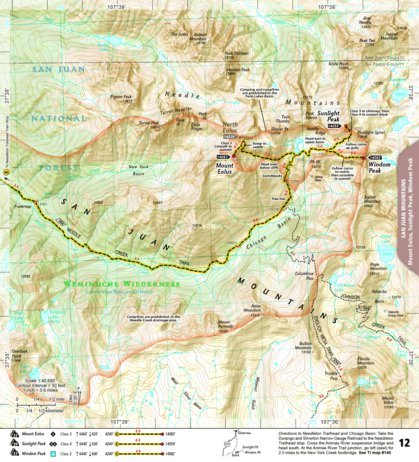 1303 Colorado 14ers South Map 12 Preview 1