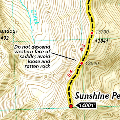 1303 Colorado 14ers South Map 08 Preview 2