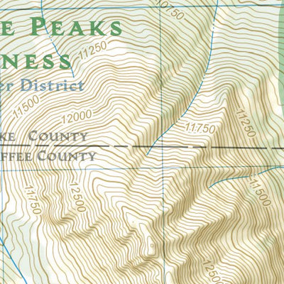 1302 Colorado 14ers North Map 11 Preview 3