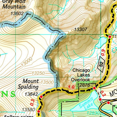 1302 Colorado 14ers North Map 02 Preview 2