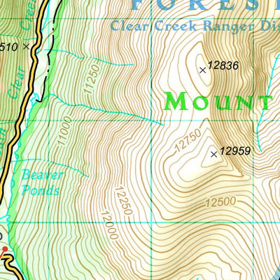 1302 Colorado 14ers North Map 02 Preview 3