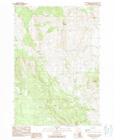 Courthouse Rock, OR (1990, 24000-Scale) Preview 1