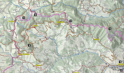 Trekking Linea Gotica - Mappa 4 - Fronte Preview 1