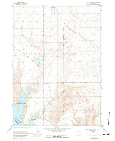 Lake Andes NW, SD (1964, 24000-Scale) Preview 1