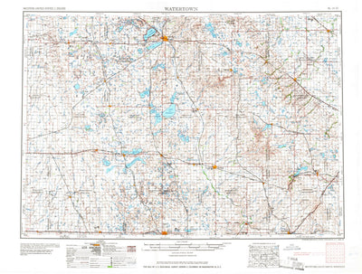 Watertown, SD-MN (1958, 250000-Scale) Preview 1