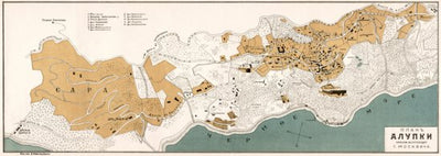 Alupka town plan, 1905 Preview 1