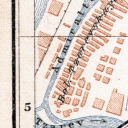 Astrakhan (Астрахань) city center map, 1914 Preview 3