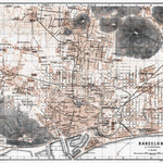 Barcelona city map, 1913 Preview 1