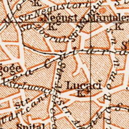 Bucharest (Bucureşti) city map, 1914 Preview 3