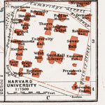 Cambridge (Massachusetts) University District map, 1909 Preview 1