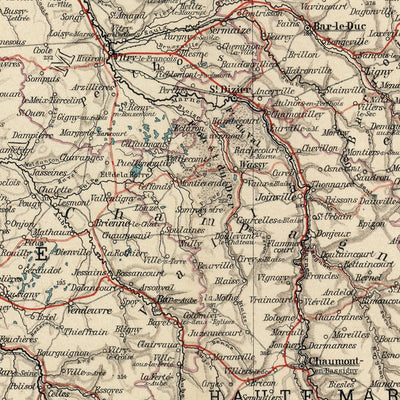 Alsace, Lotharingia and the Northeastern France Map, 1905 Preview 2