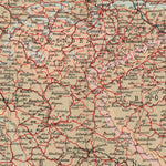 Central Europe Transportation Map, 1905 Preview 2