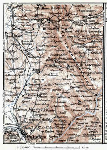 Environs of Bussaco and Coimbra, 1913 Preview 1