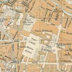 Cairo (القاهرة, al-Qāhirah) city map, 1906 Preview 2