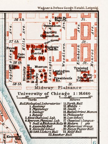 Chicago University District map, 1909 Preview 1
