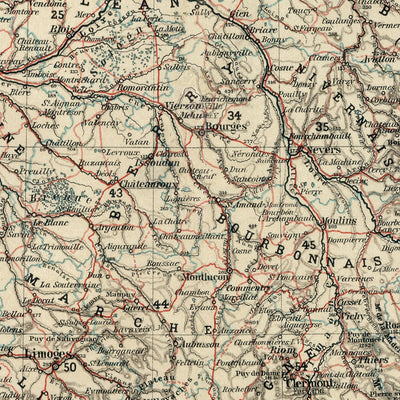 France Map, 1905 Preview 2