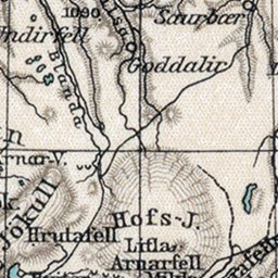 Map of Iceland, 1905 Preview 2