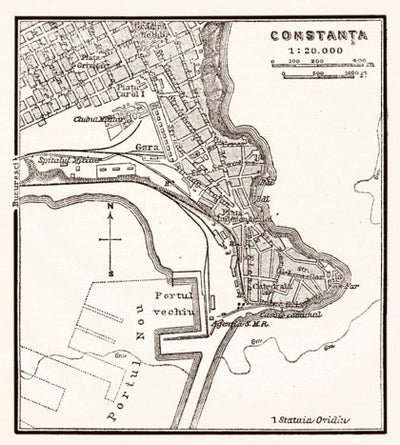 Constanța city map, 1905 Preview 1