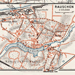 Rauschen (now Svetlogorsk) town plan with suburbs, 1911 Preview 1