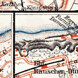 Rauschen (now Svetlogorsk) town plan with suburbs, 1911 Preview 3