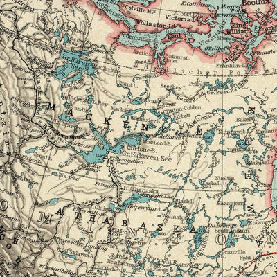 North America Map, 1905 Preview 3