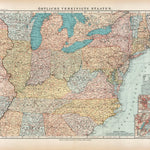 Eastern United States Map, 1905 Preview 1