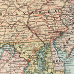 Eastern United States Map, 1905 Preview 3