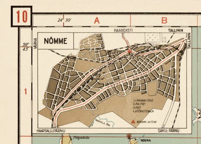 Nõmme town plan from 1938 Preview 1